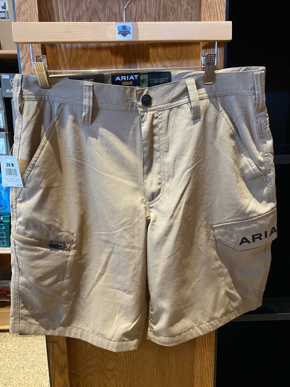 Ariat Men’s Khaki Utility Cargo Shorts